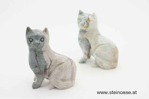 Katze Speckstein Gr.M